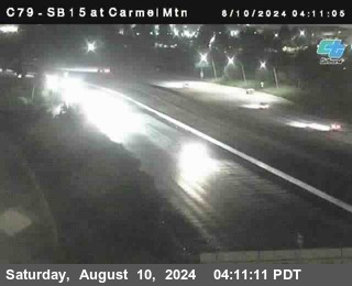 NB 15 at Carmel Mountain Rd.