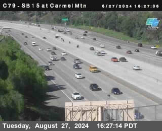 NB 15 at Carmel Mountain Rd.