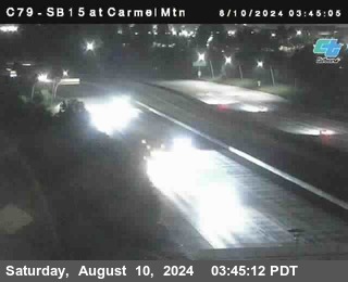 NB 15 at Carmel Mountain Rd.