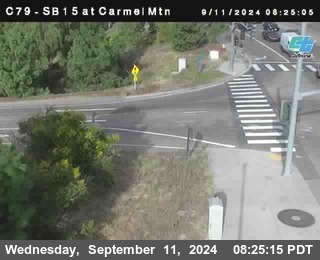 NB 15 at Carmel Mountain Rd.