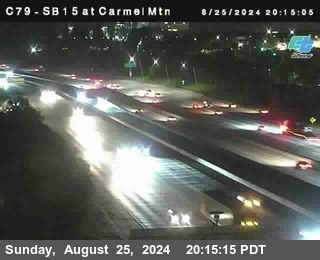 NB 15 at Carmel Mountain Rd.