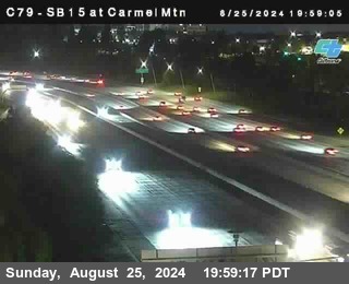 NB 15 at Carmel Mountain Rd.