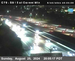 NB 15 at Carmel Mountain Rd.