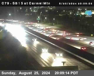 NB 15 at Carmel Mountain Rd.