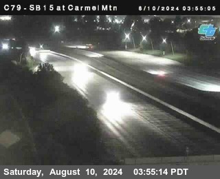 NB 15 at Carmel Mountain Rd.