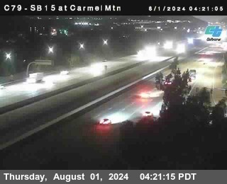 NB 15 at Carmel Mountain Rd.