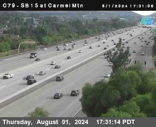 NB 15 at Carmel Mountain Rd.