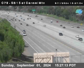 NB 15 at Carmel Mountain Rd.