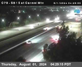 NB 15 at Carmel Mountain Rd.