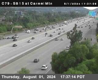 NB 15 at Carmel Mountain Rd.