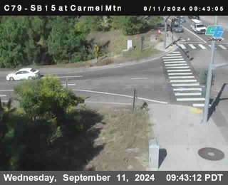 NB 15 at Carmel Mountain Rd.