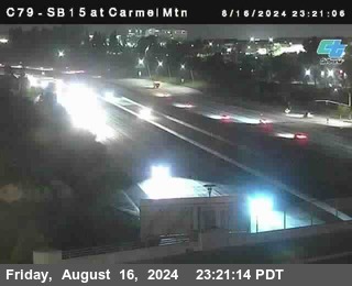 NB 15 at Carmel Mountain Rd.