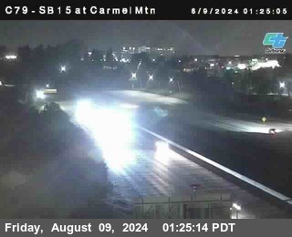 NB 15 at Carmel Mountain Rd.