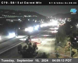 NB 15 at Carmel Mountain Rd.