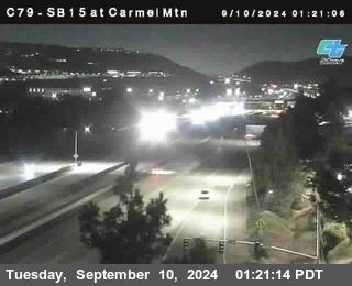 NB 15 at Carmel Mountain Rd.