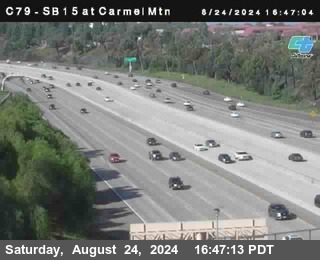 NB 15 at Carmel Mountain Rd.