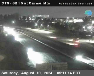 NB 15 at Carmel Mountain Rd.