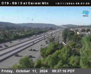 NB 15 at Carmel Mountain Rd.