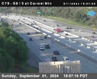 NB 15 at Carmel Mountain Rd.