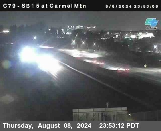 NB 15 at Carmel Mountain Rd.