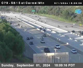 NB 15 at Carmel Mountain Rd.