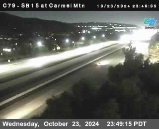 NB 15 at Carmel Mountain Rd.