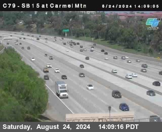 NB 15 at Carmel Mountain Rd.