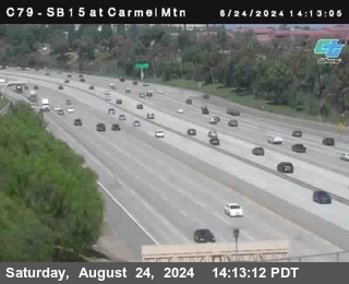 NB 15 at Carmel Mountain Rd.