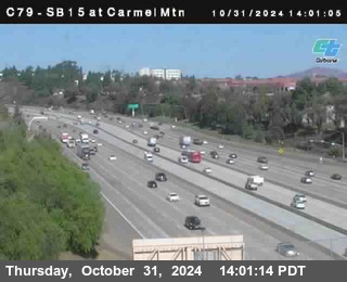 NB 15 at Carmel Mountain Rd.