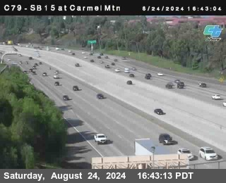 NB 15 at Carmel Mountain Rd.