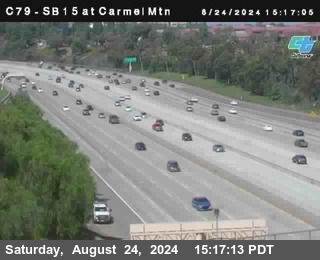 NB 15 at Carmel Mountain Rd.