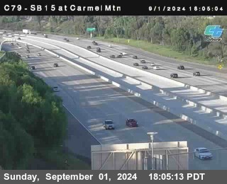 NB 15 at Carmel Mountain Rd.