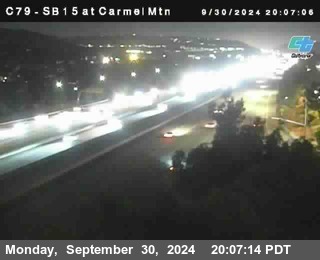 NB 15 at Carmel Mountain Rd.