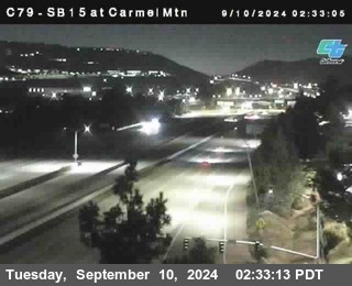 NB 15 at Carmel Mountain Rd.