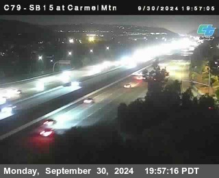 NB 15 at Carmel Mountain Rd.