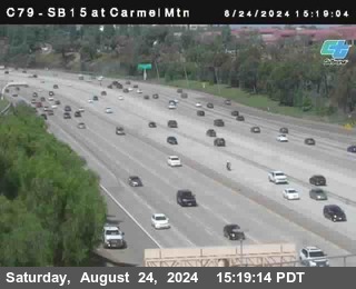 NB 15 at Carmel Mountain Rd.