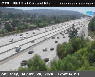 NB 15 at Carmel Mountain Rd.