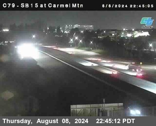 NB 15 at Carmel Mountain Rd.