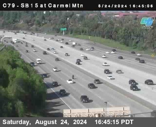 NB 15 at Carmel Mountain Rd.