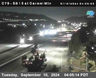 NB 15 at Carmel Mountain Rd.