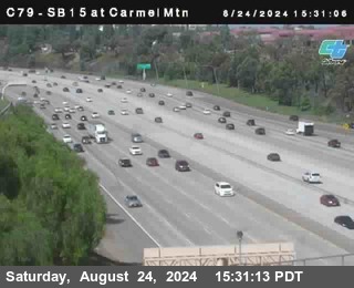 NB 15 at Carmel Mountain Rd.