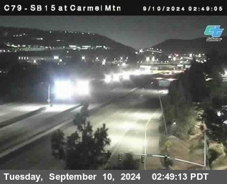 NB 15 at Carmel Mountain Rd.