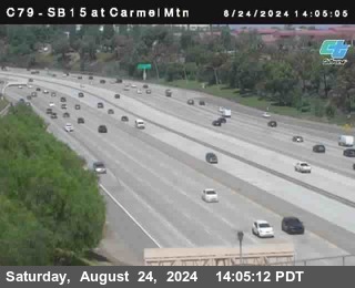 NB 15 at Carmel Mountain Rd.