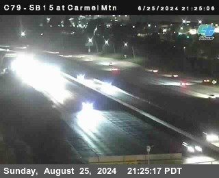 NB 15 at Carmel Mountain Rd.