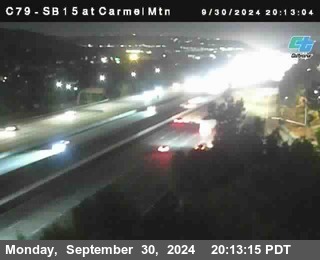 NB 15 at Carmel Mountain Rd.