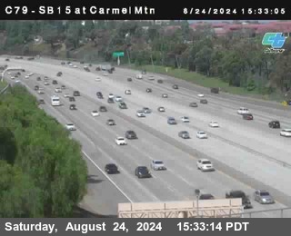 NB 15 at Carmel Mountain Rd.