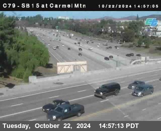 NB 15 at Carmel Mountain Rd.