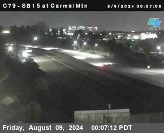 NB 15 at Carmel Mountain Rd.