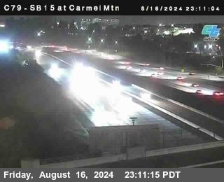 NB 15 at Carmel Mountain Rd.