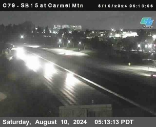 NB 15 at Carmel Mountain Rd.